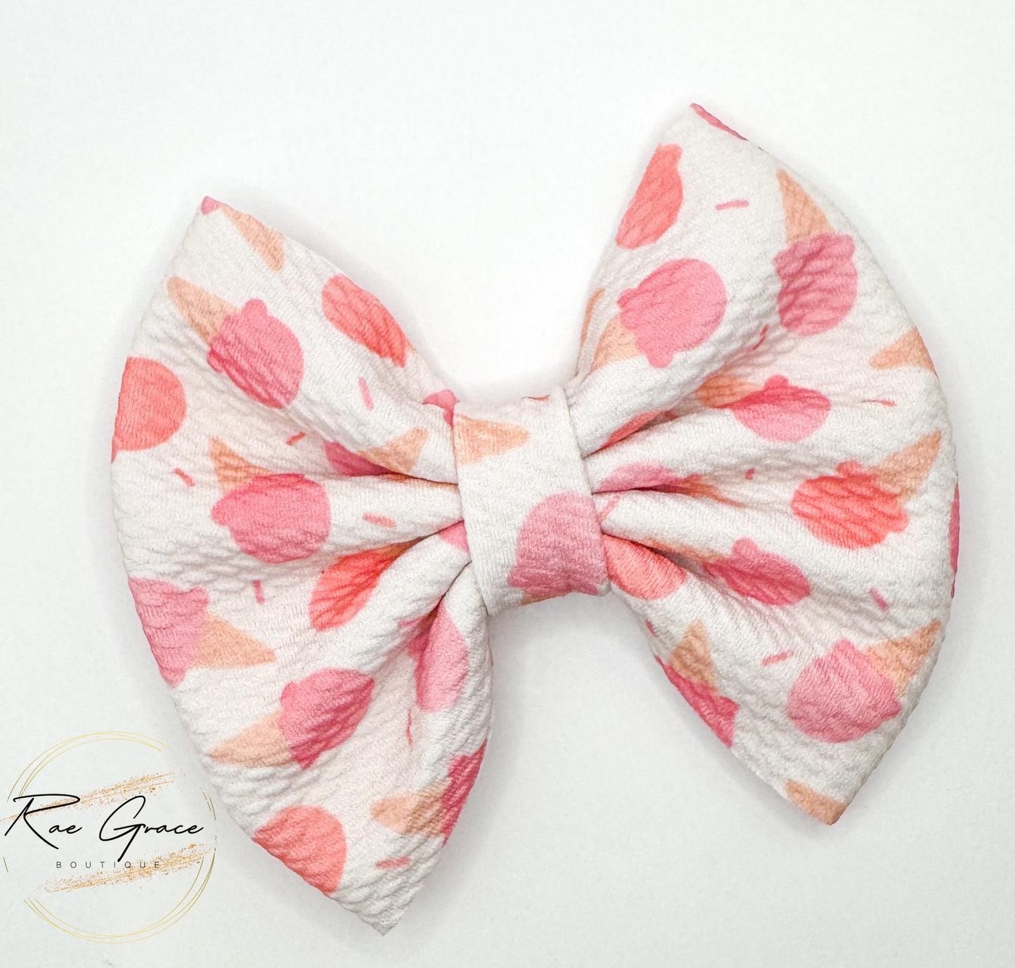 Ice cream Hair Bow