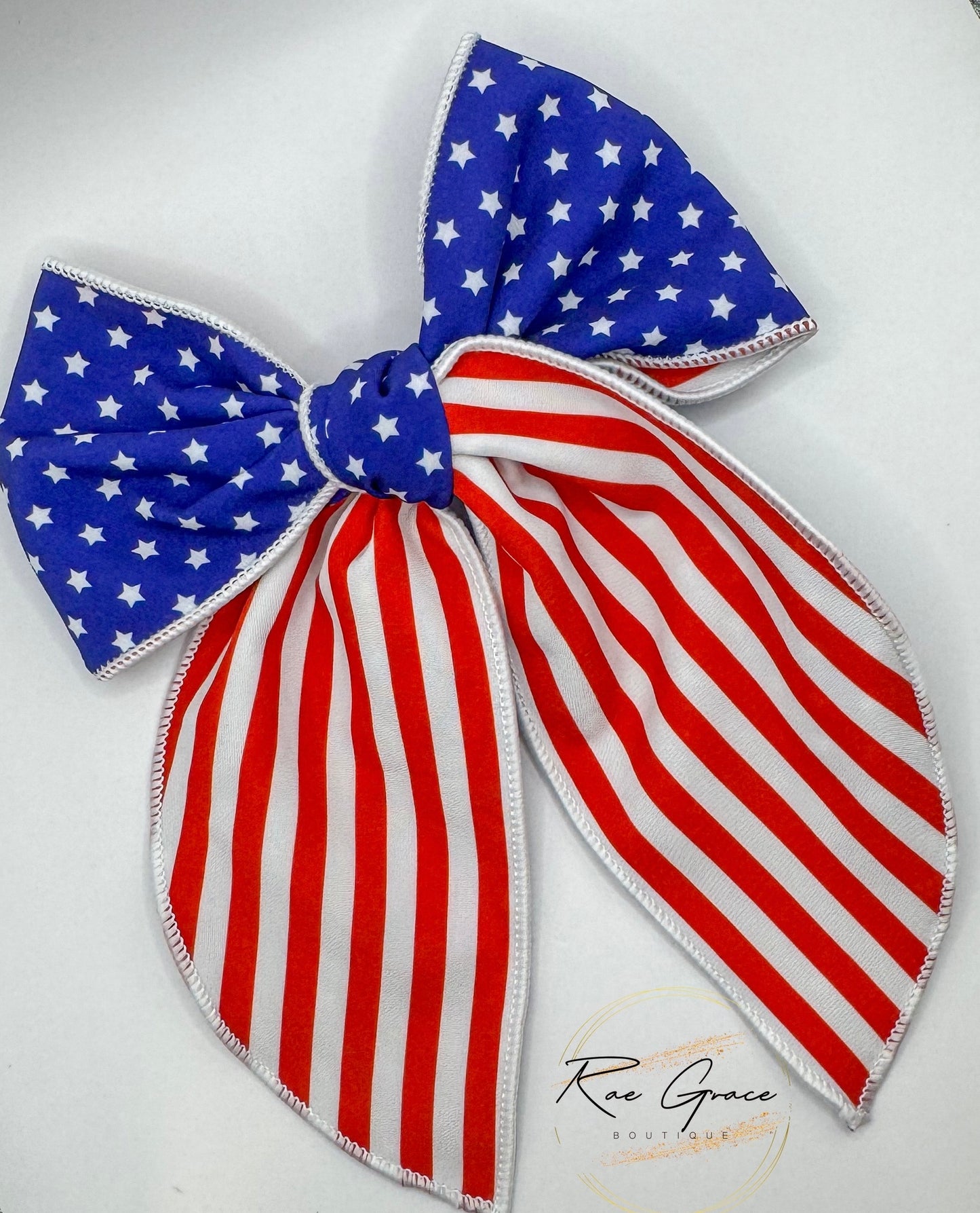 American Flag Bow