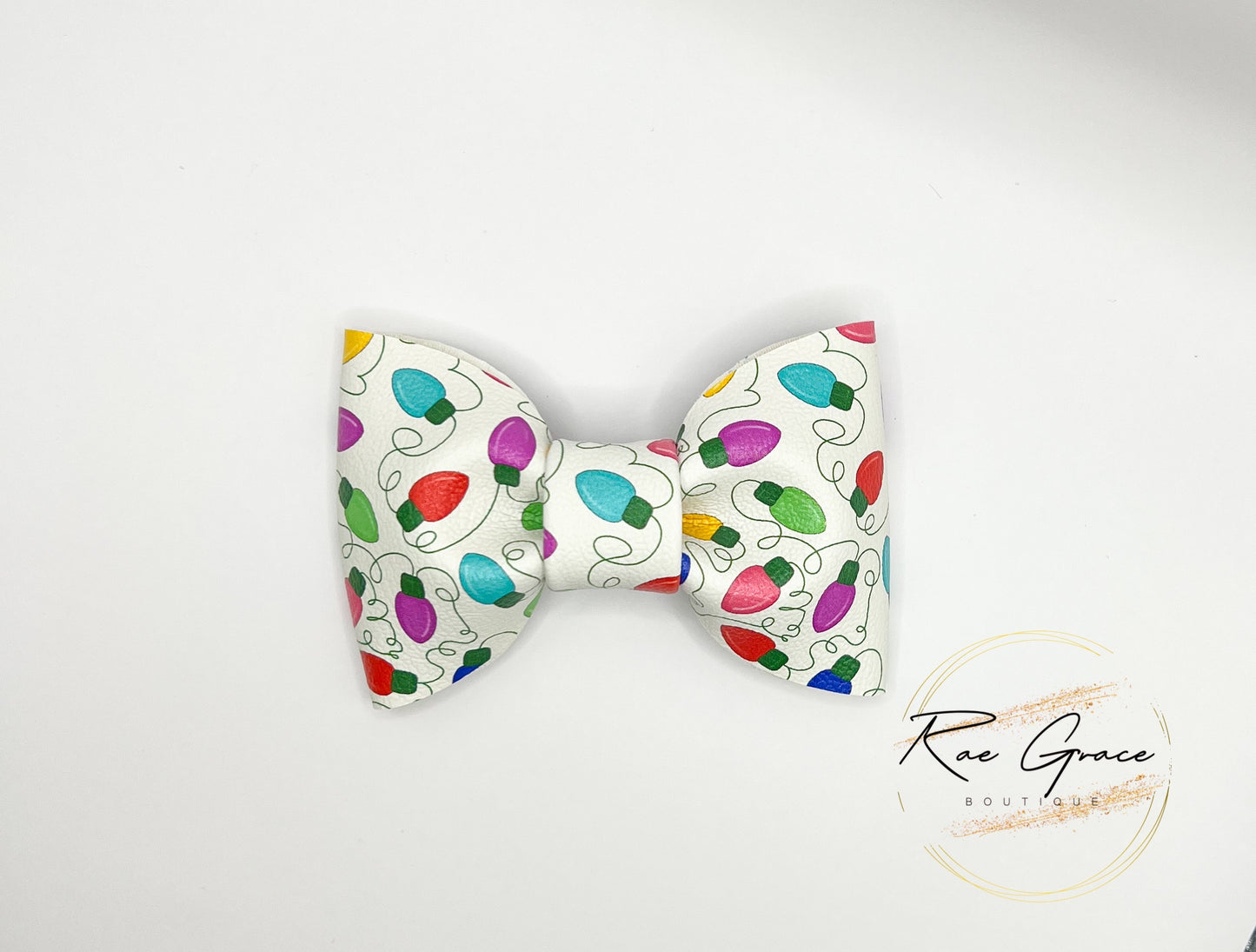 Christmas Lights Bow Tie