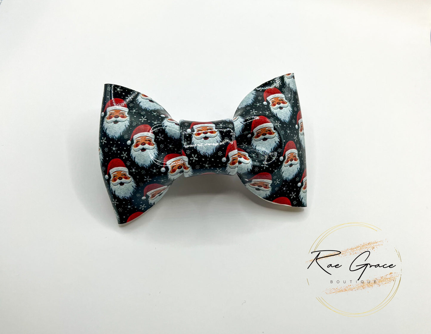 Shiny Santa Bow Tie