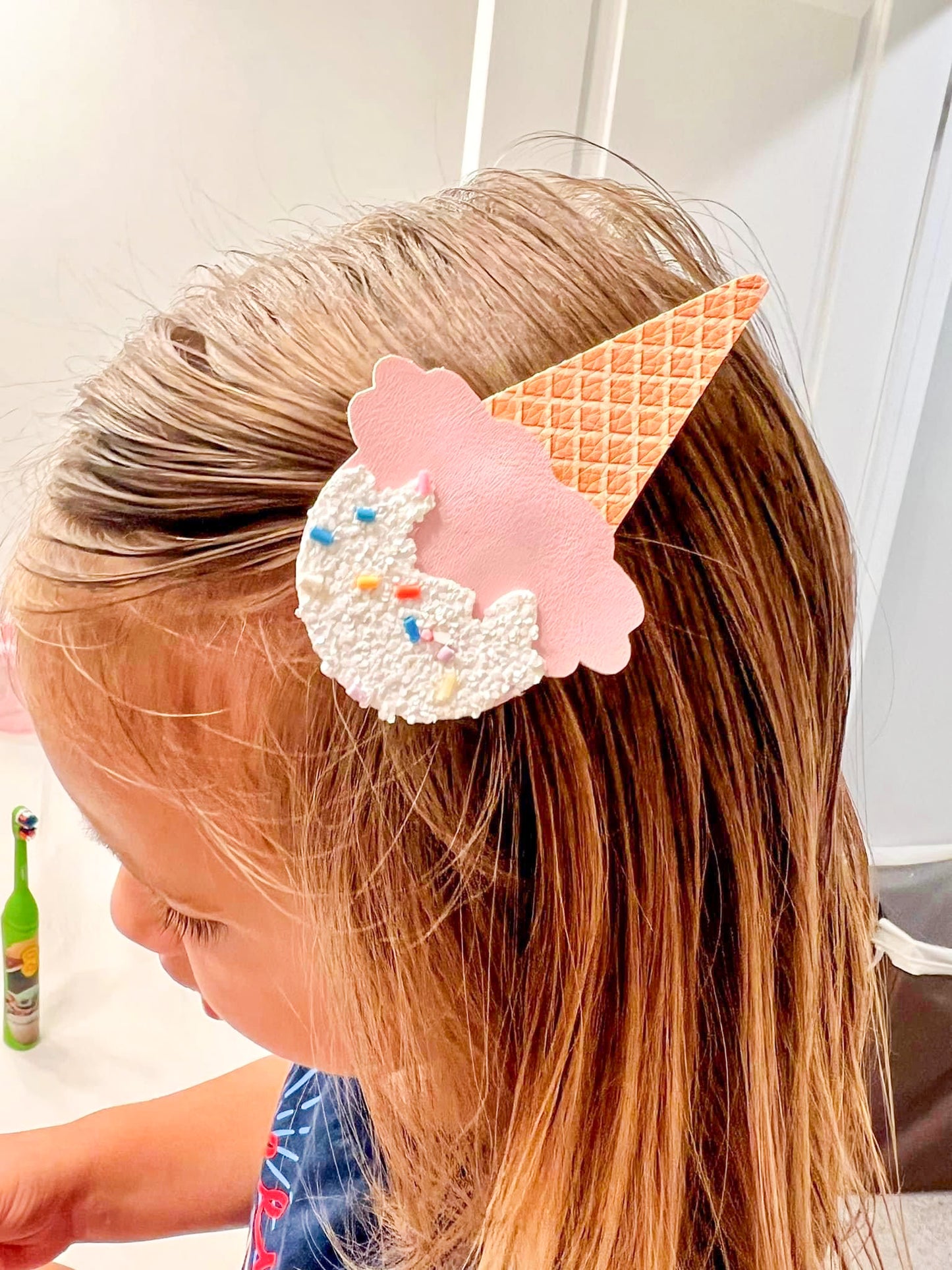 Ice Cream Cone on Clip