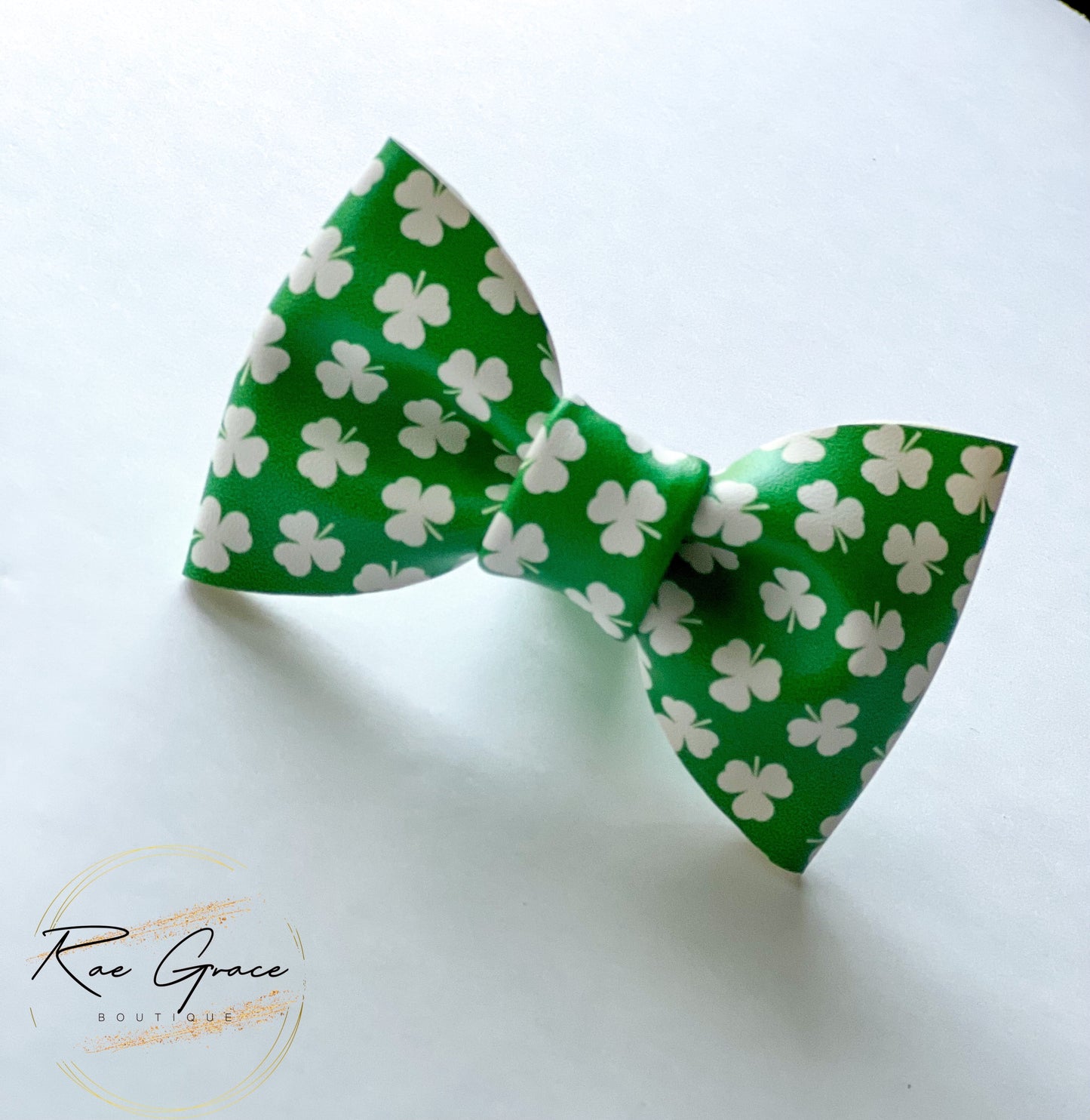 Shamrock St. Patrick’s Day Bow Tie