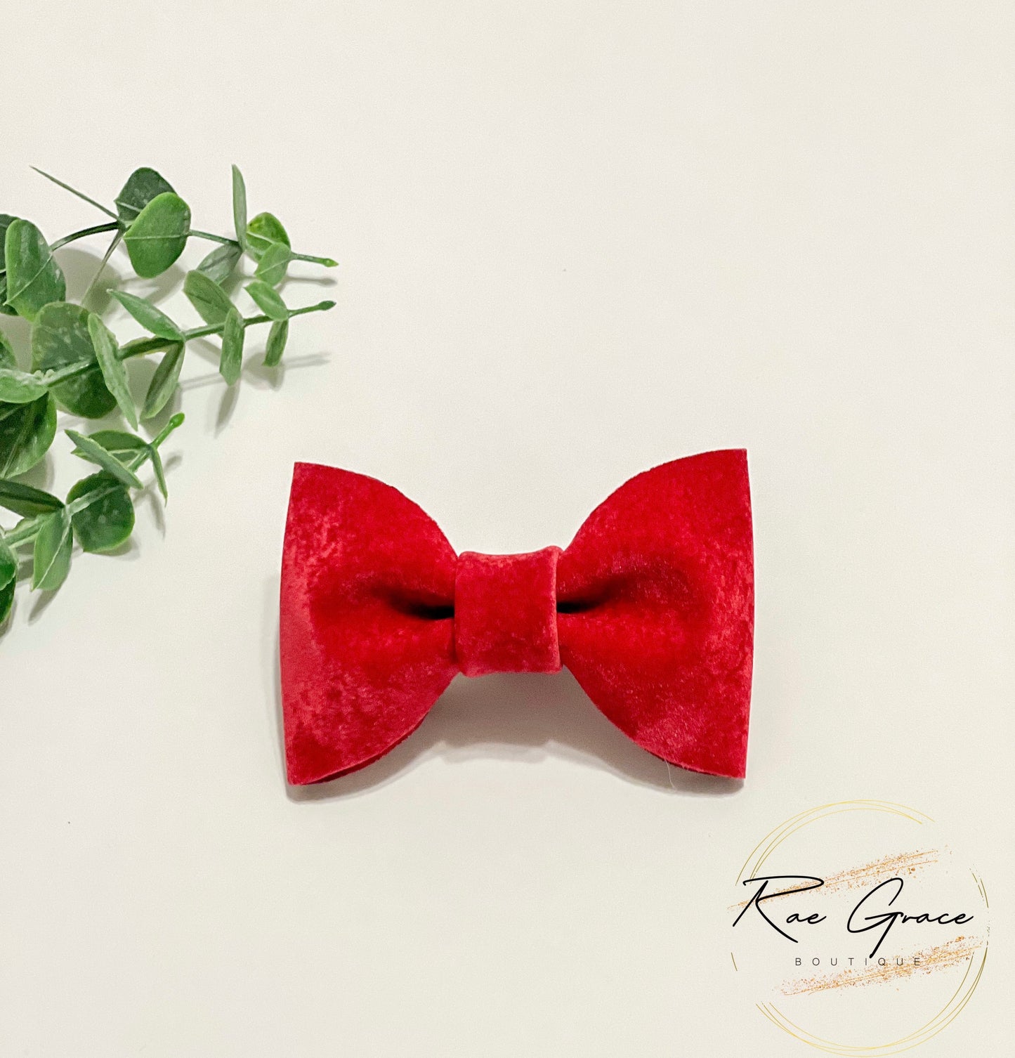 Red Velvet Bow Tie