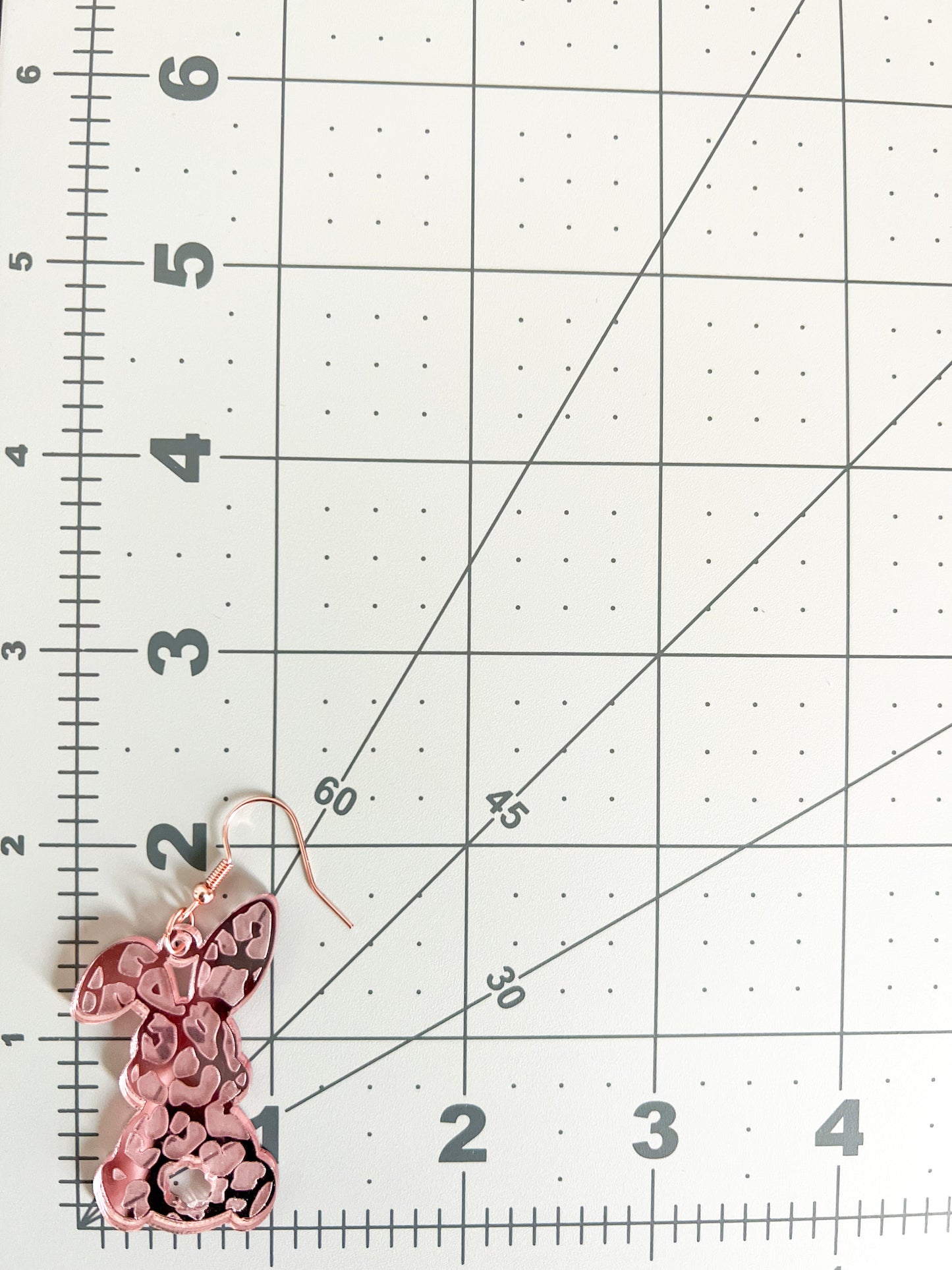 Bunny Rose Gold Dangle Earrings