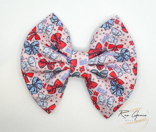 American Girl USA hair bow