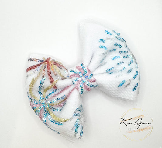 Firework Hair Bow