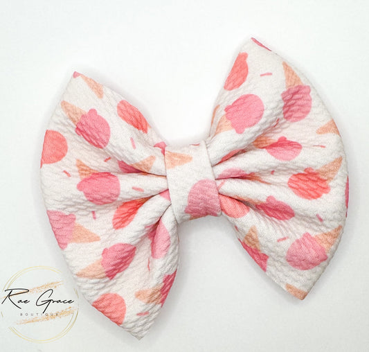 Ice cream Hair Bow