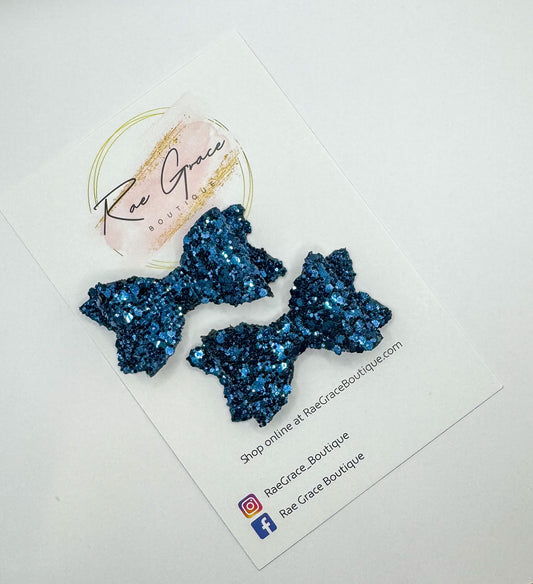 Dark Blue Pigtail Set