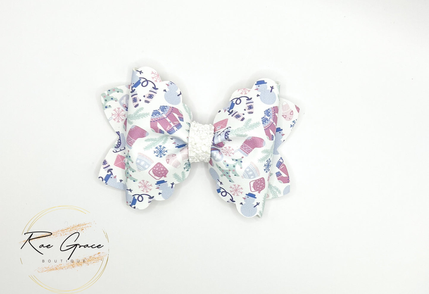 Winter Day Hair Bow