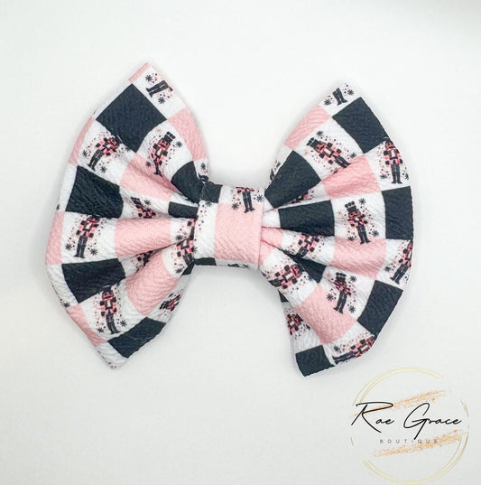 Nutcracker Hair Bow