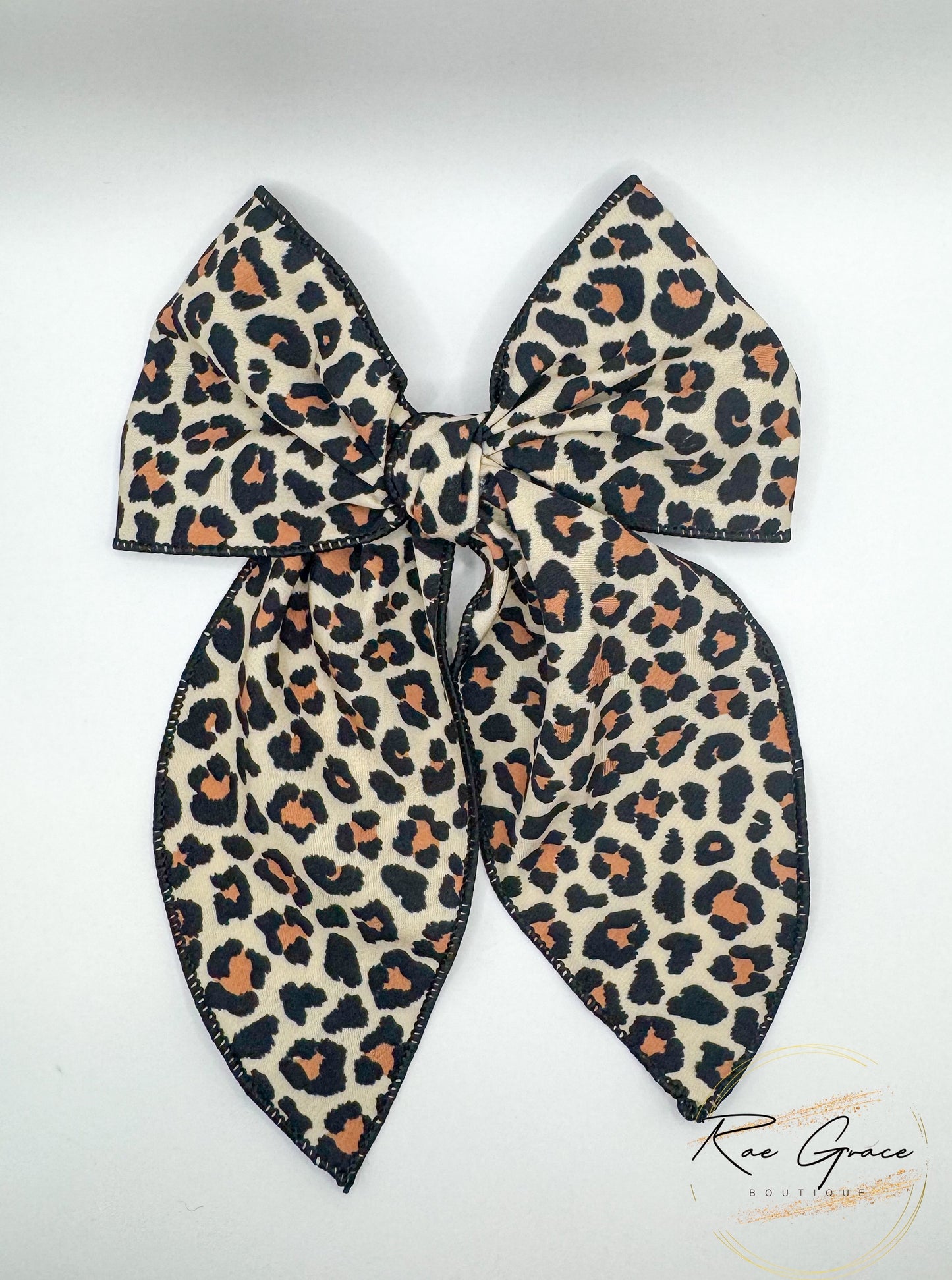 Large Leopard Bow