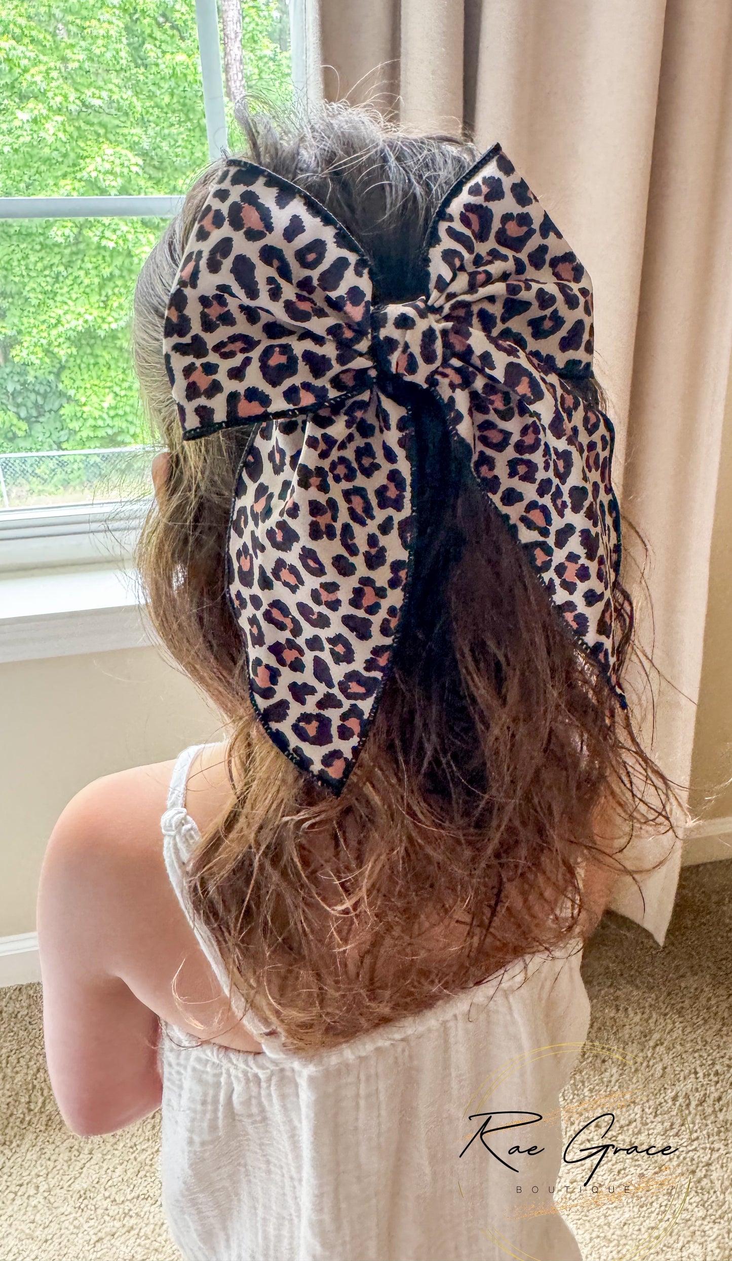 Large Leopard Bow