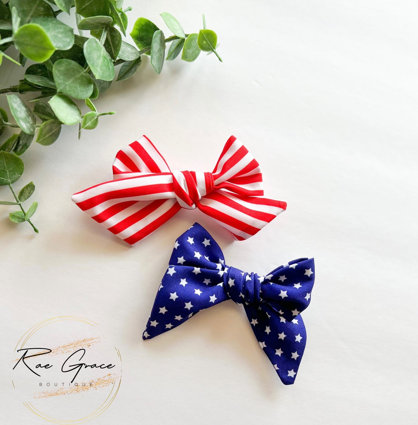 Stars and Stripes Pigtail Set