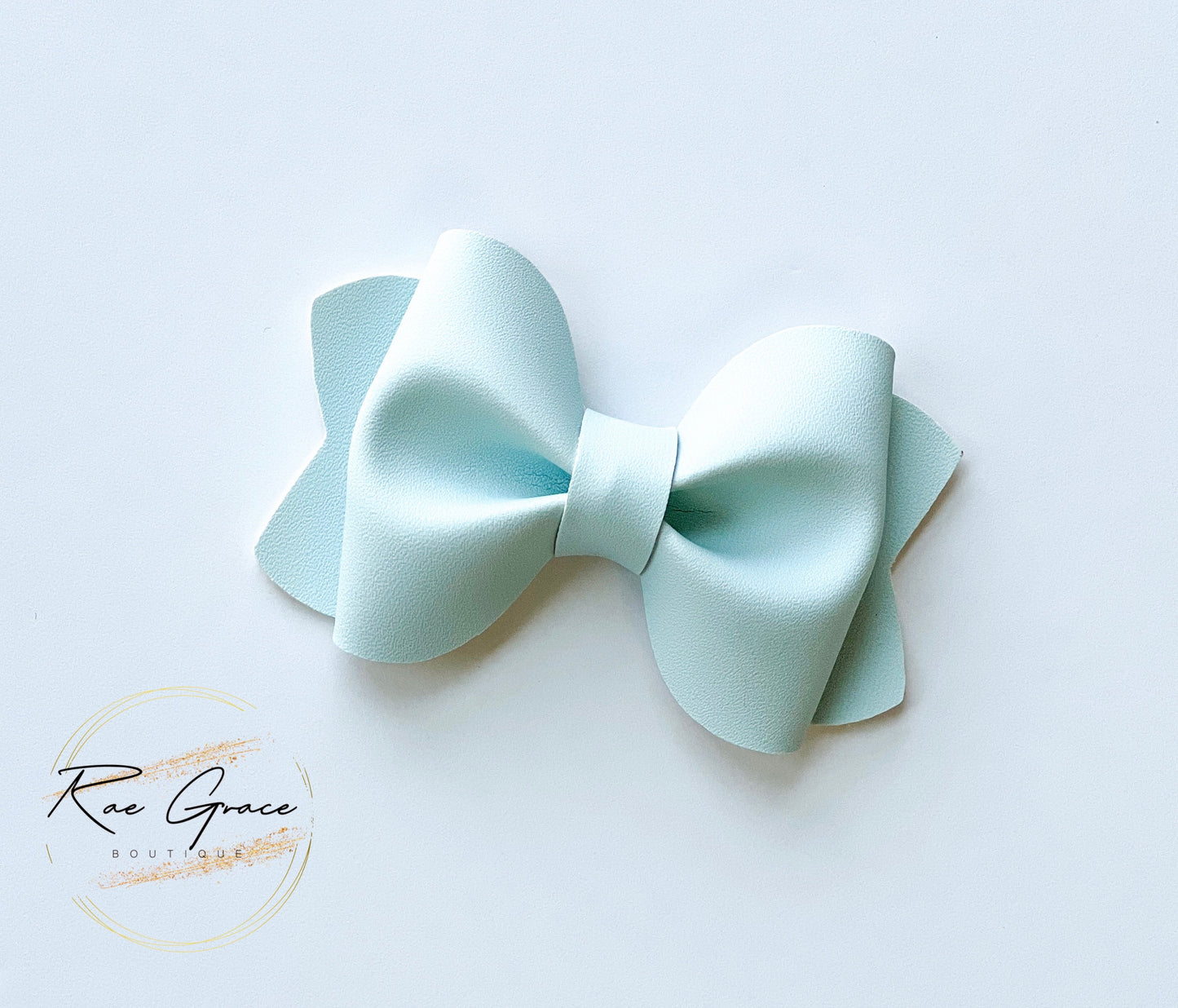Light Blue Pinch Bow